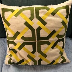 Trina Turk Residential MidCentury Modern Large Accent Zip Linen & Down Pillow